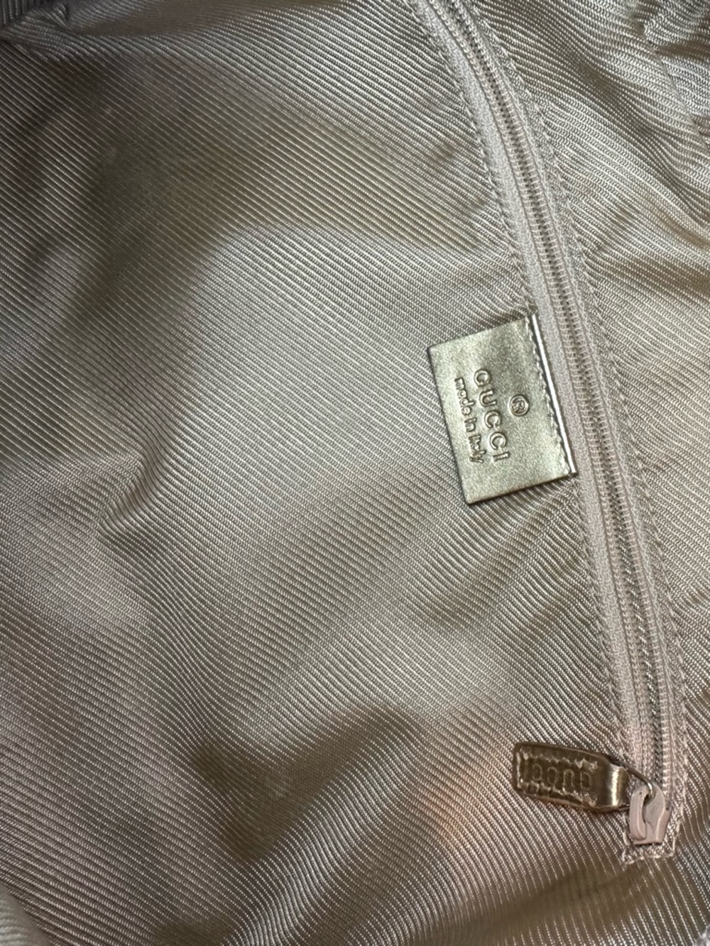 Vintage Gucci Canvas Bowling Bag - Picture 5 of 6